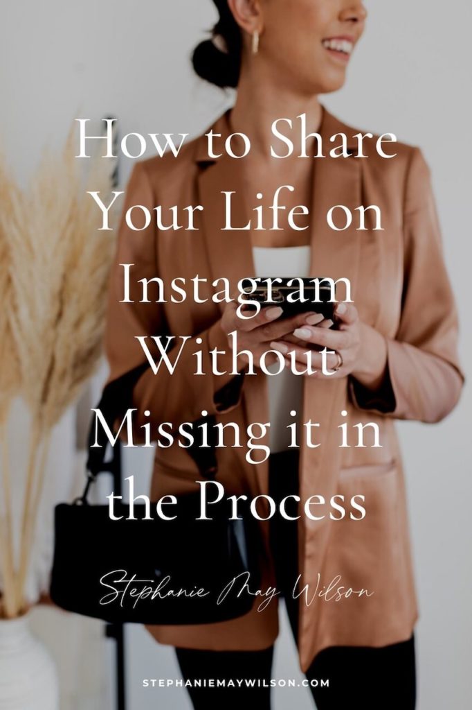Have you ever missed out on a great experience because you were glued to your phone? Here's how to share your life on Instagram & be present. 
