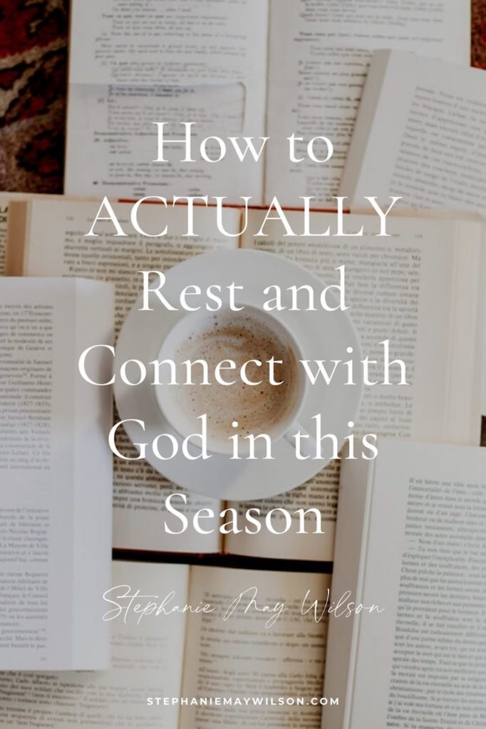 In this post, Stephanie shares how quiet times and finding moments to rest are so important if we want to connect with God on a deeper level.